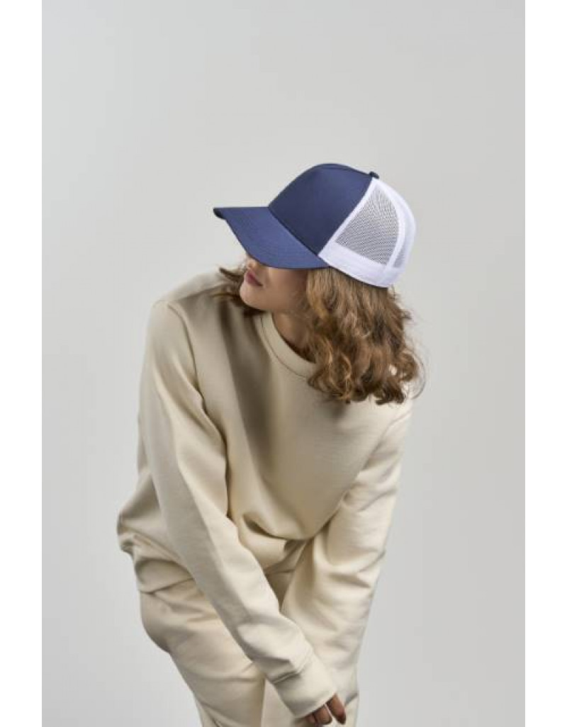 Șapcă Trucker cu 5 Panele-Rapper Cotton-S